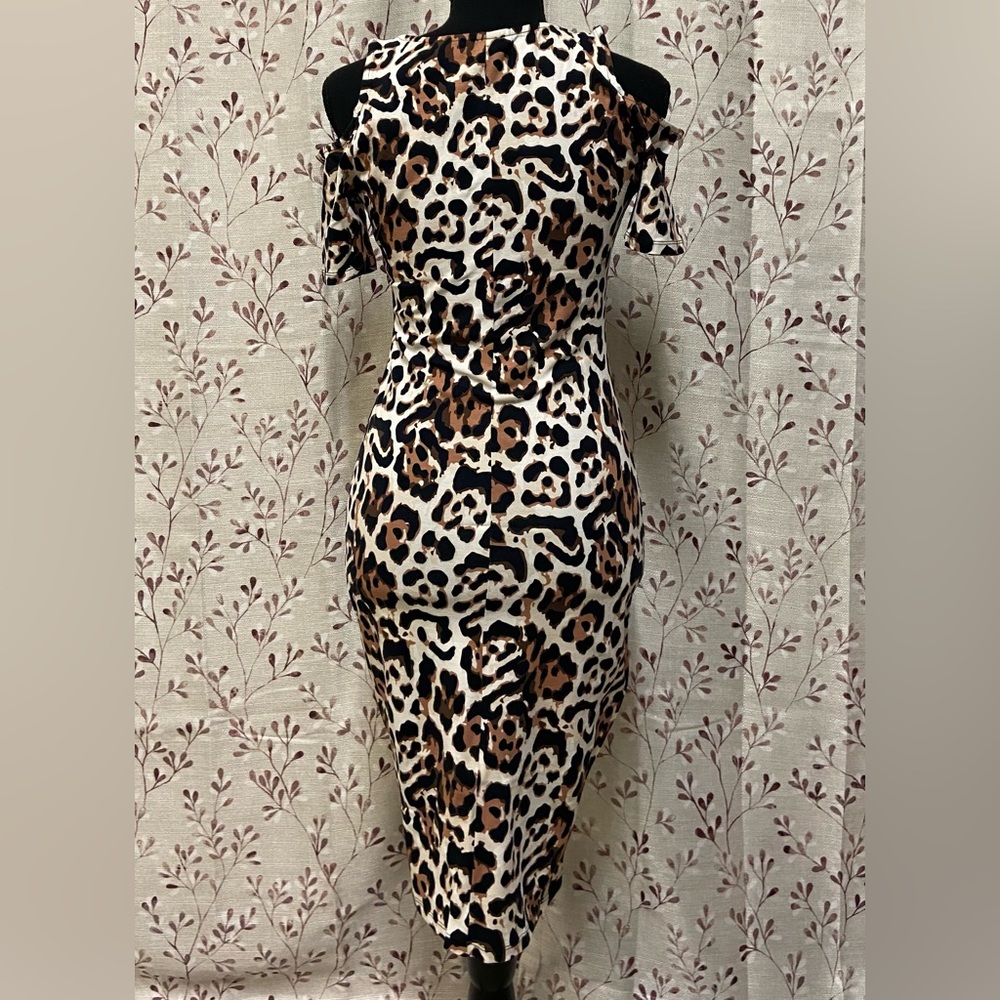 Venus - Cold-Shoulder Mini Dress (NWT) - Picture 2 of 11